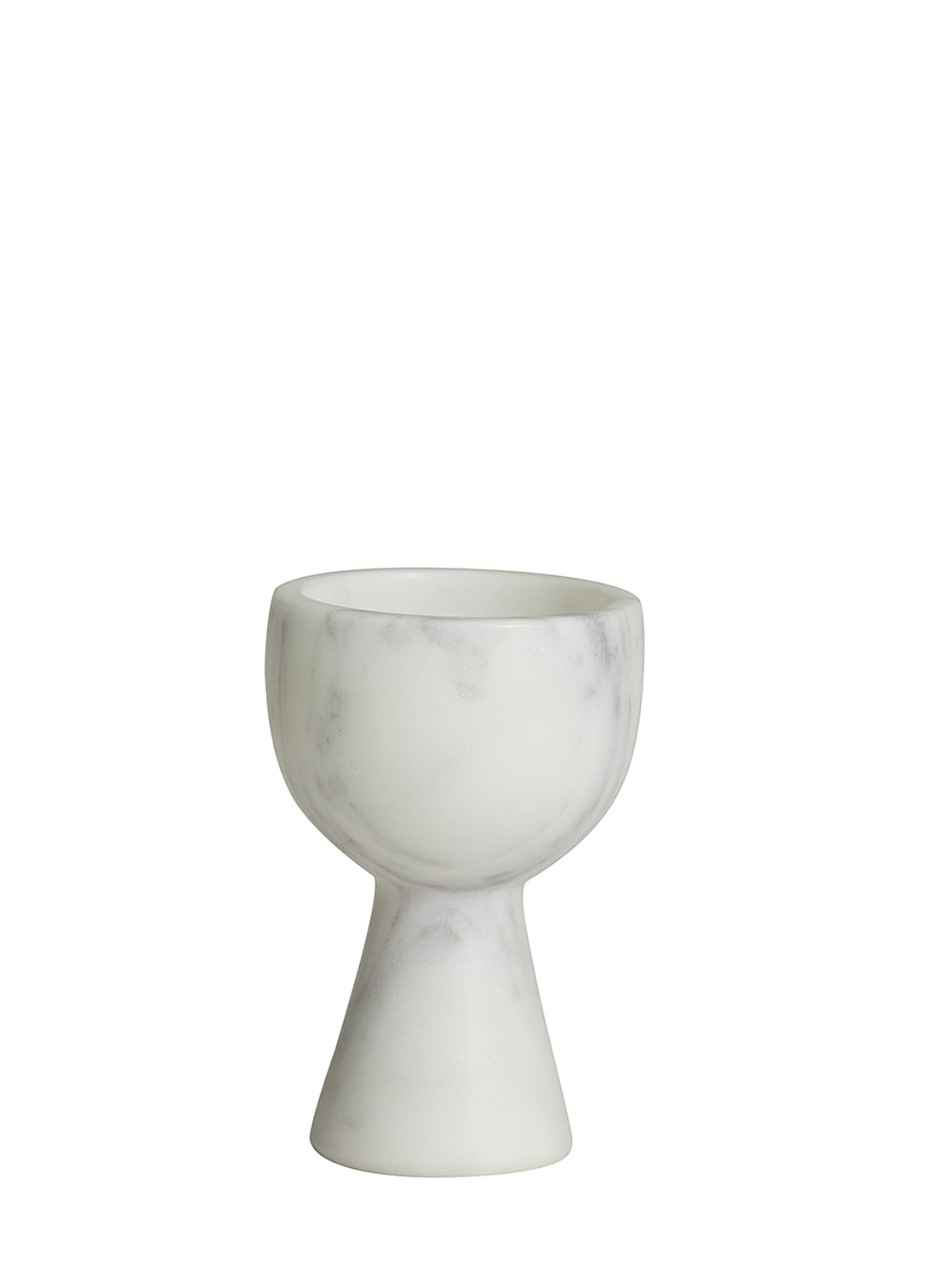 ISOP egg cup, white marble