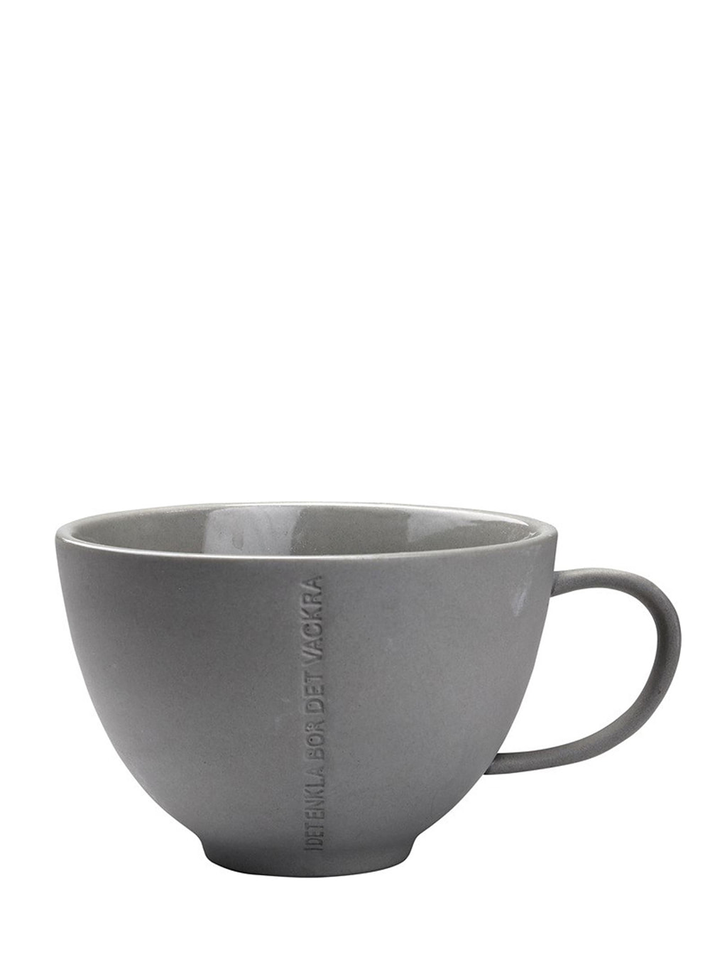Grey Tea cup