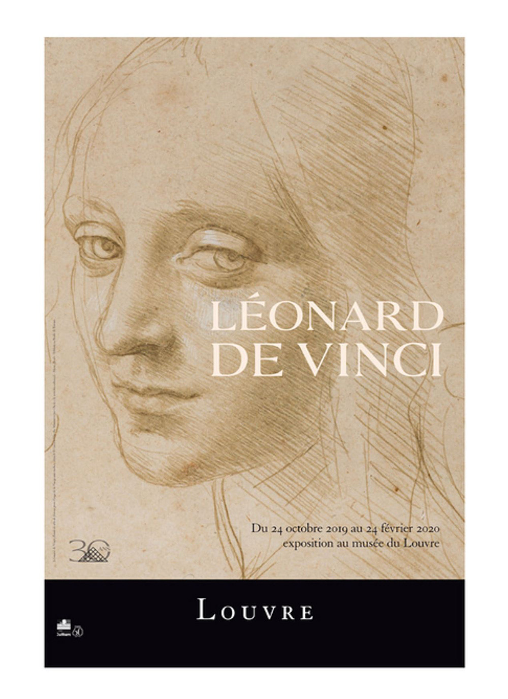 Exhibition Lenardo Da Vinci - Woman&#039;s head study (판넬작업 )