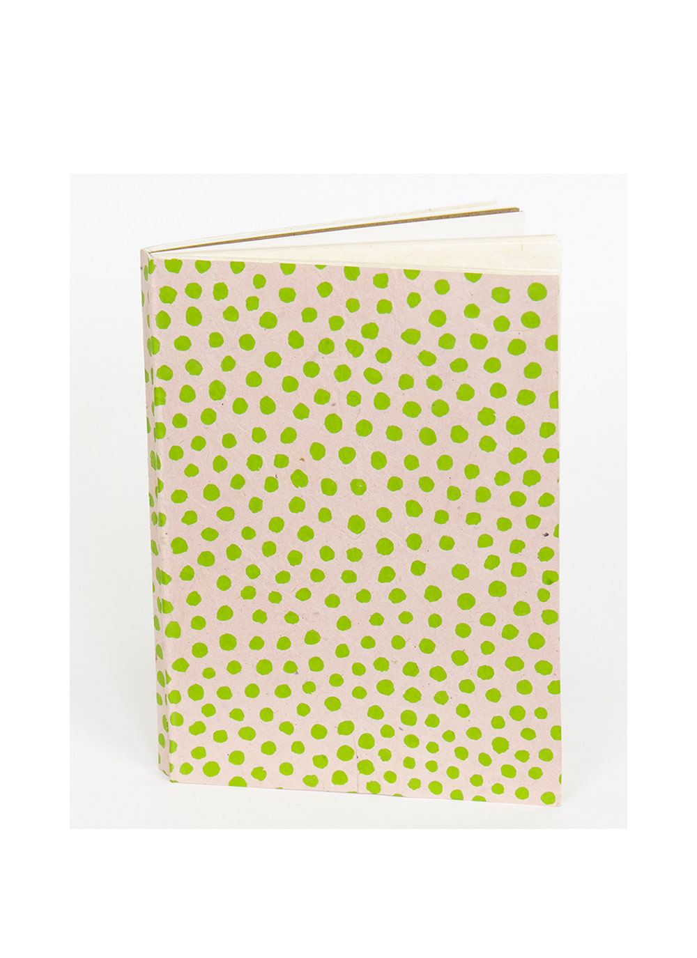 DOTTED Notebook A5, pink/green